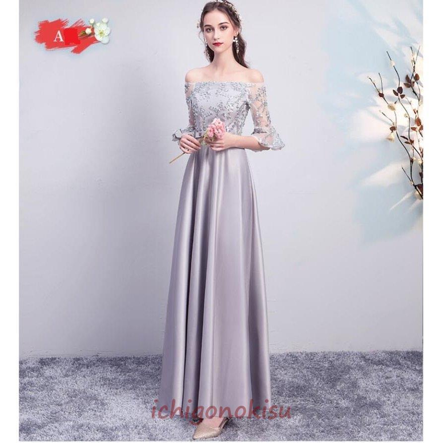 ロングドレス パーティードレス ブライダルドレス 披露宴 結婚式 演奏会 二次会 成人式 キレイめ フォーマル 大 着痩せ Aライン 20代 30代 40代