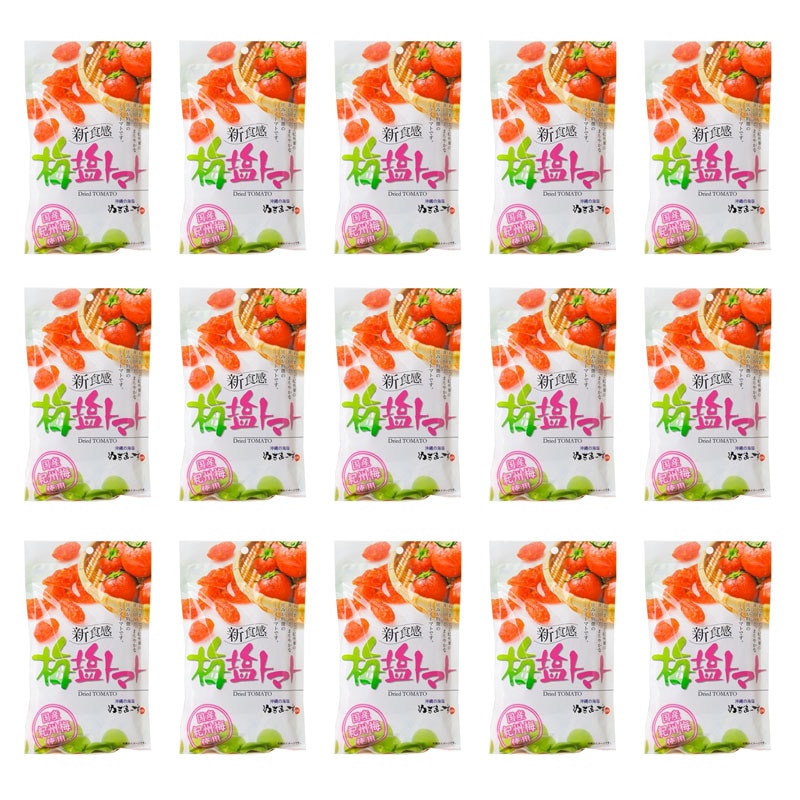 梅塩トマト 110g 15袋セット 沖縄の海塩 ぬちまーす使用ドライトマト 新食感 ドライフルーツ 美容 健康 夏バテ
