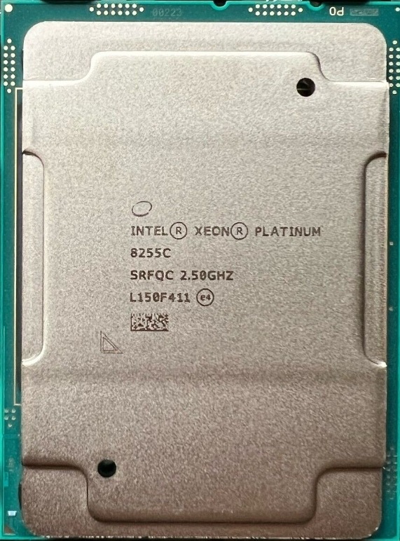 Intel Xeon Platinum 8255C SRF92 24C 2.5GHz 3.9GHz 35.75MB 165W LGA3647 DDR4-2933