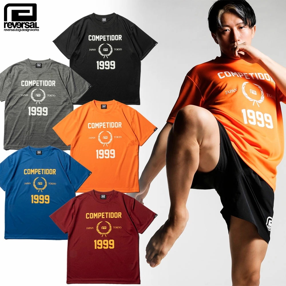 【reversal/リバーサル】ドライ Tシャツ 半袖/WVT COMPETIDOR DRY TEE rv24ss061ドラインメッシュ スポーツ アクティブ 格闘技