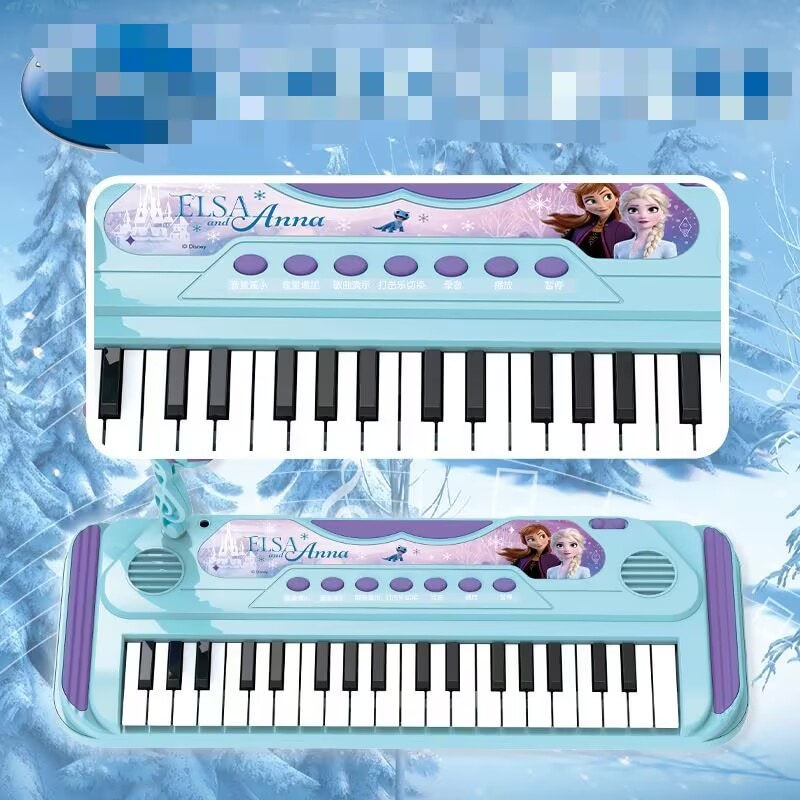 37鍵電子ピアノ子供用ピアノ玩具マイク付き初学少女氷雪奇縁は楽器を弾くことができる