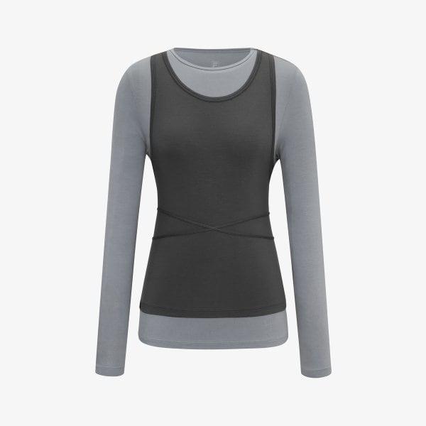[FILA] [女性] レイヤードカバーアップTシャツ (FS253RL02F002_041)