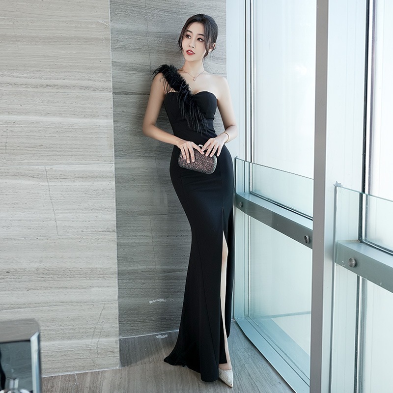 イブニングドレス パーティードレス セクシー スリット ワンピース 二次会 結婚式 成人式 お呼ばれ 披露宴 78