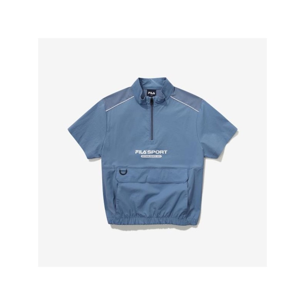 [FILA KIDS] サマーショートスリーブアノラック (FK2WTG2201M_VTB) Q0ZFK2WTG2201MVTB