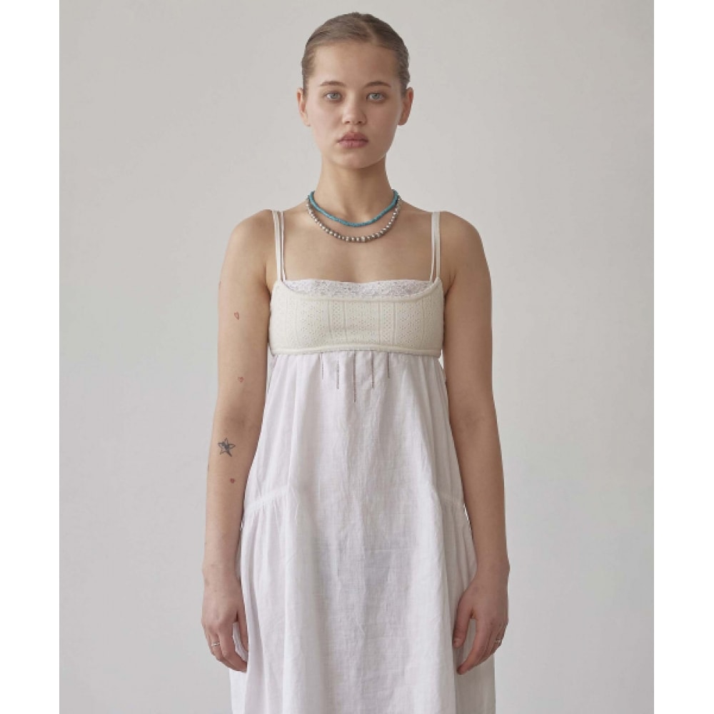 SCULPTOR アイレットニットバスティエール アイボリー 6,976円