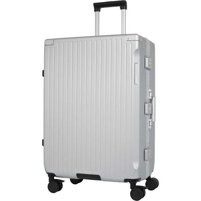 SKYNAVIGATOR　スーツケース フレームタイプ 旅行日数目安：1週間 74L 預け入れ無料 ［ TSAロック搭載 ］ シルバー　SK-0895-63-SV