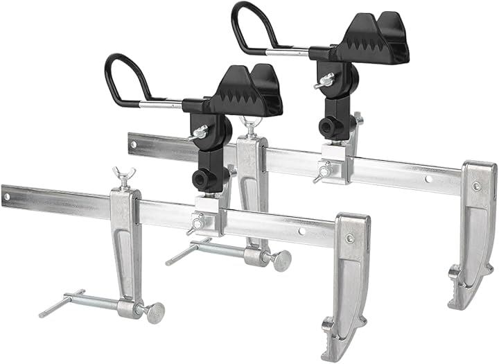 ロッドホルダー ２個セット 竿受け 竿置き 竿立て 竿掛け 手すり 堤防 船 投げ竿 サビキ カゴ釣り 餌釣り アルミ ステンレス (全長：約36.3cm)