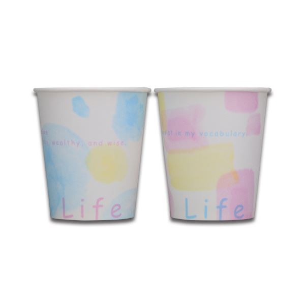 サンナップ 紙コップ ライフ205ml（7オンス）SM-205-3LI 1セット（2500個：100個×25パック）
