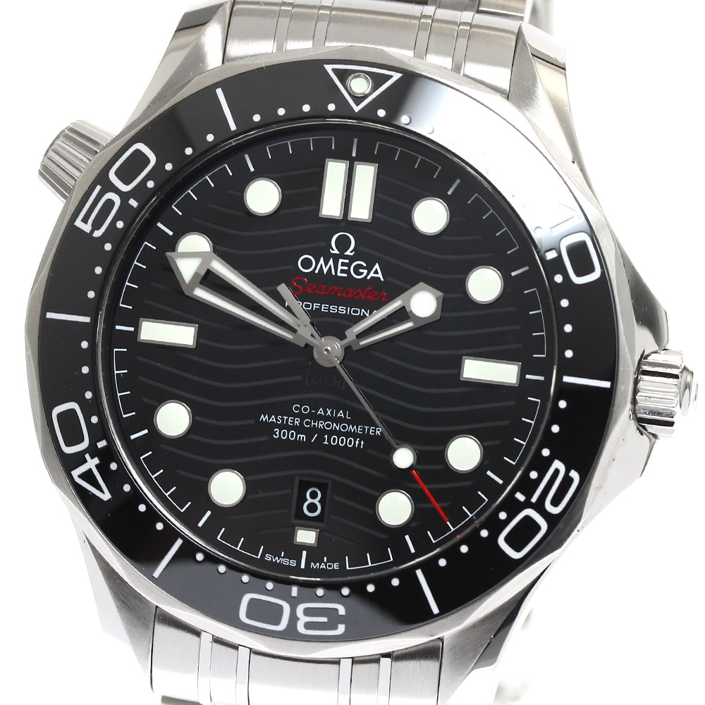 オメガ OMEGA 210.30.42.20.01.001 シーマスター300 コーアクシャル マスタークロノメーター 自動巻き メンズ 良品 箱・保証書付き_894002【中古】