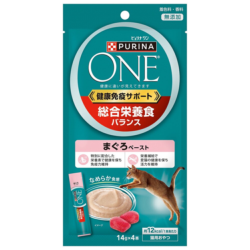 ピュリナワン　おやつ　健康免疫サポート　総合栄養食バランス　まぐろペースト　５６ｇX２６　ＣＲＣ35―20―75―15―00