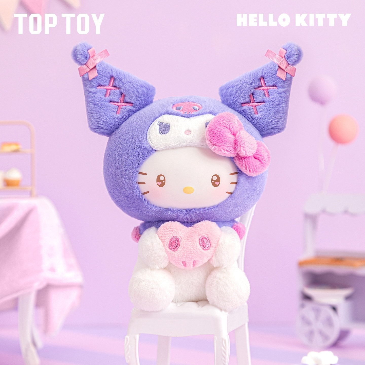 T O P T O Y サンリオファミリー クロミ パーティーシリーズ ぬいぐるみ ブラインドボ クロミ マイメロディ ハローキティ ブラインドボックス かわいいキーホルダー ギフト