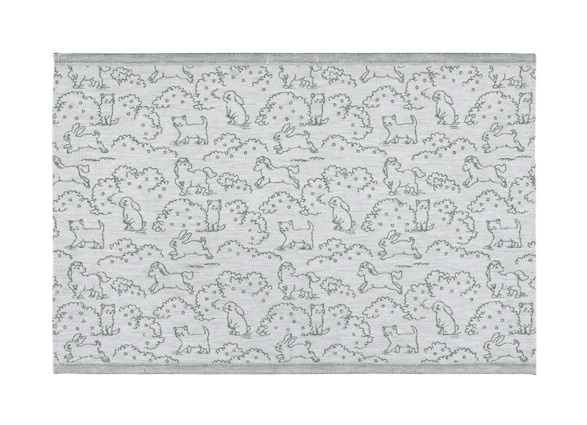 【北欧風】グローブ柄グリーンティータオル ナチュラルキッチンの必需品 4,473円