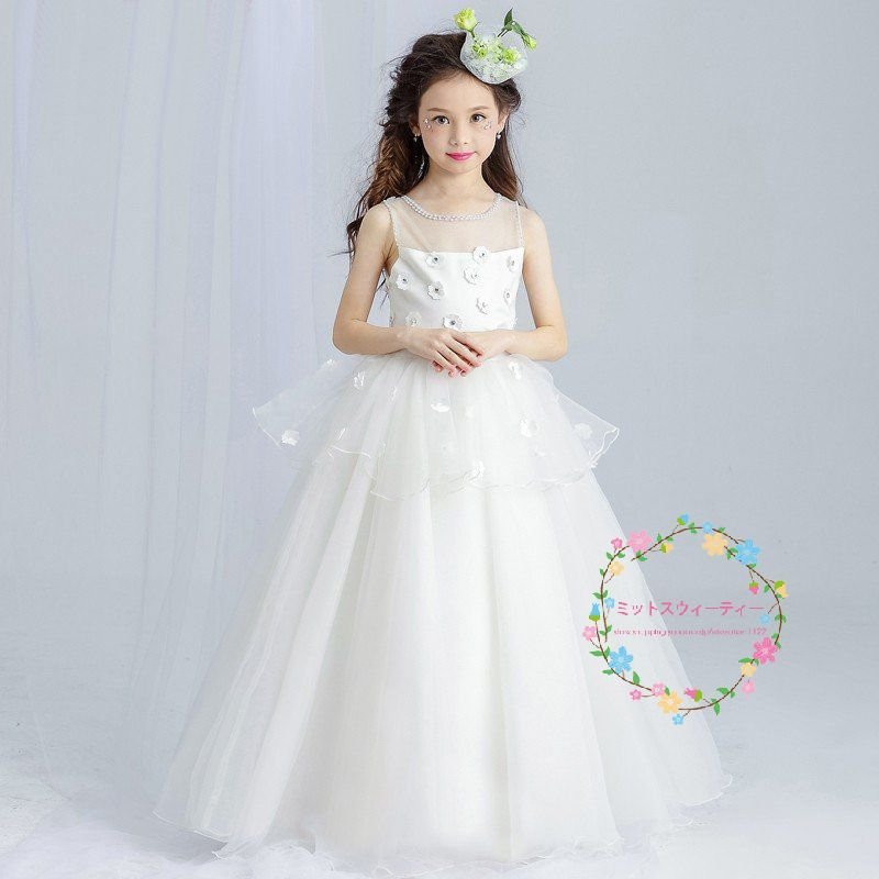 子供ドレス ピアノ発表会 カラフル キッズドレス 結婚式 安い 子どもドレス 女の子 ミニ 子供服
