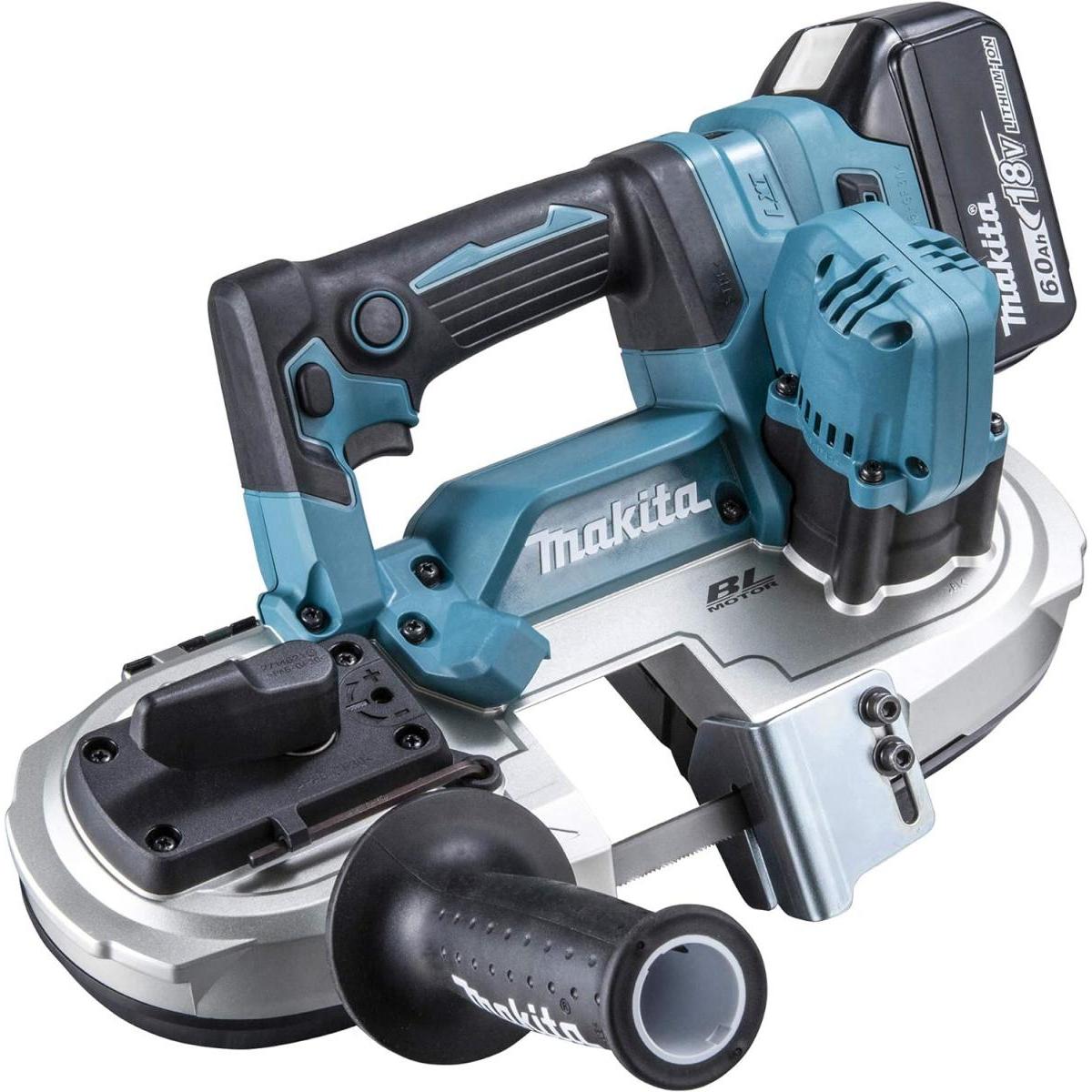 マキタ Makita 充電式 ポータブルバンドソー 18V 6Ah 【 バッテリ2本・充電器・ケース付 】PB184DRGX 高剛性 軽量 コンパクト