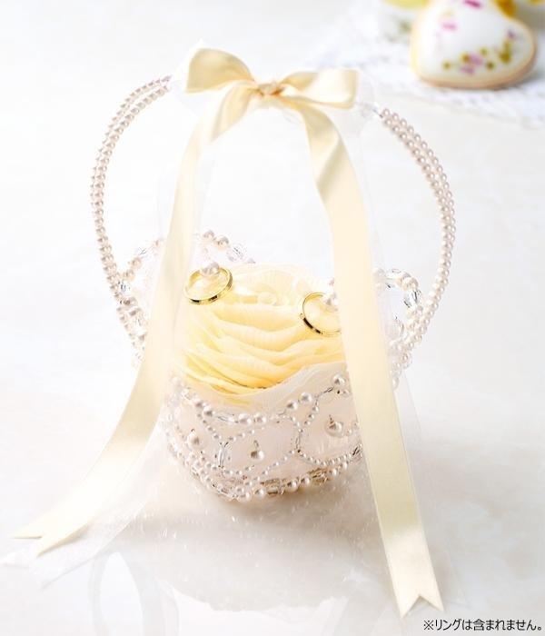 Qoo10 リングピロー 手作りキット かご ワイヤ 文具