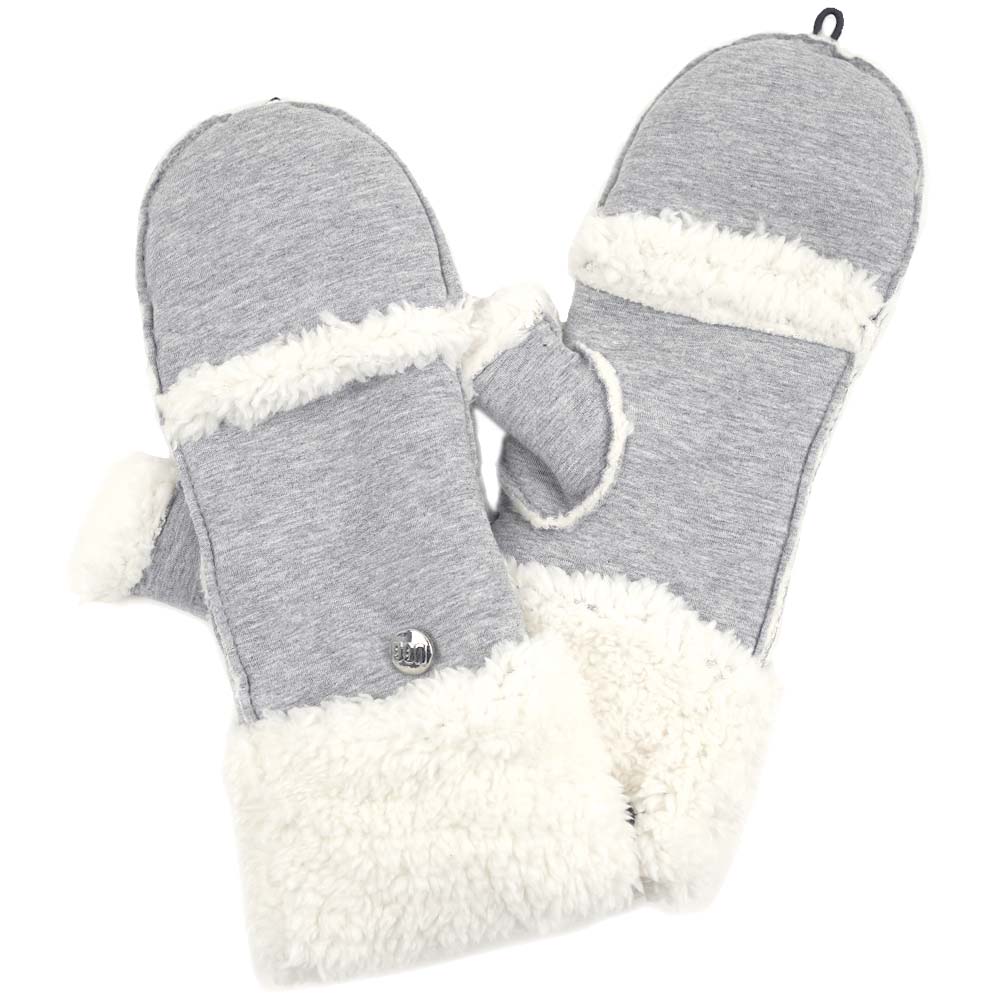UGG アグ 手袋 レディース ボンデッドフリースフリップミトン グローブ フィンガーレス W BONDED FLEECE FLIP MITTEN GREY HEATHER Mサイズ 22706 GR