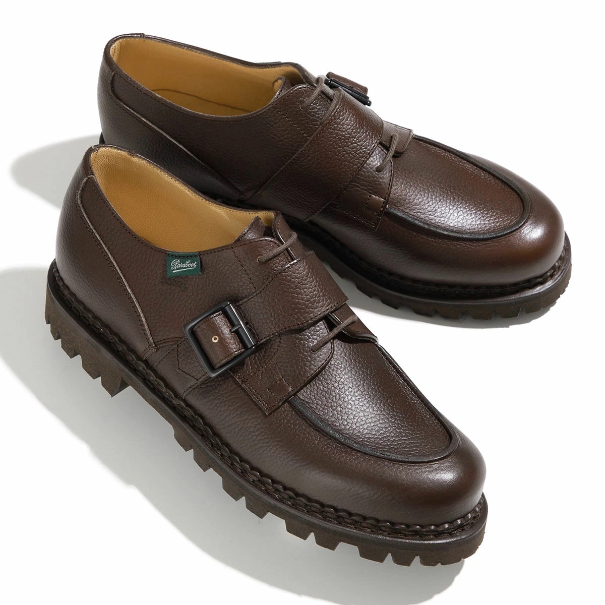 Paraboot × ENGINEERED GARMENTS パラブーツ エンジニアド ガーメンツ レザーシューズ 234648 CHAMBORD BRIDE シャンボード メンズ Uチップ 靴 EB