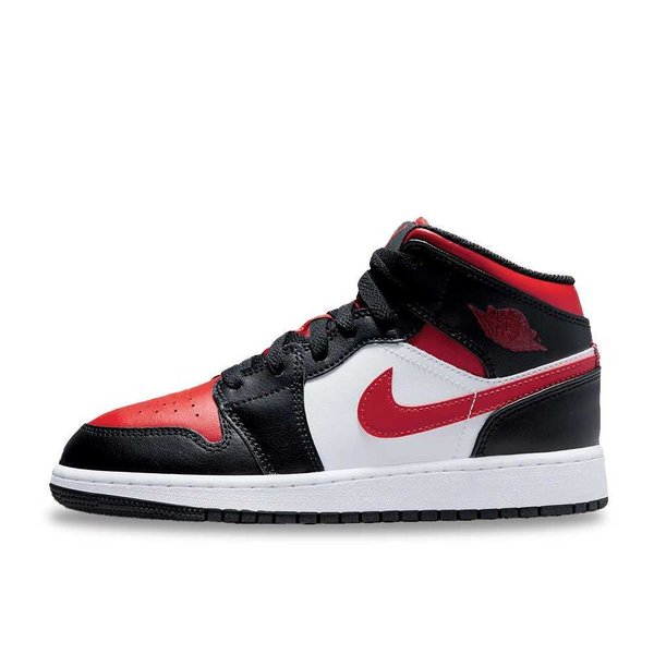 エアジョーダン1 ミッド ブラック 29cm Nike Air Jordan1 Mid Black/Gym Red/White 554724-079