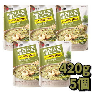 バランス粥 アワビ内臓粥 420g×5個高栄養 健康食 美味しい 韓国粥 レトルト 人気 朝食 簡単調理 おすすめ