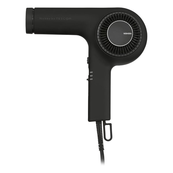 Nobby by TESCOM ヘアドライヤー ブラック 軽量 コンパクト 1200W NIB400A-K