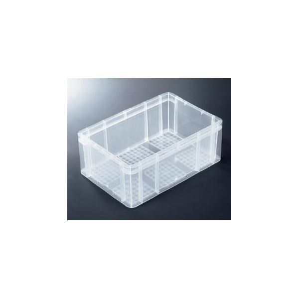 [6個セット] TP規格コンテナボックス [TP-342B] 透明 相互モジュール嵌合可