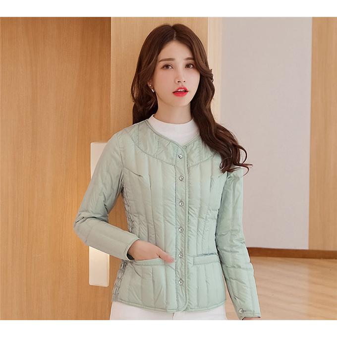 インナーダウン ダウンコート ダウンジャケット レディース フェザー 冬物 撥水 オシャレ ランドネック スリム 軽量 重ね着 洗える アウター