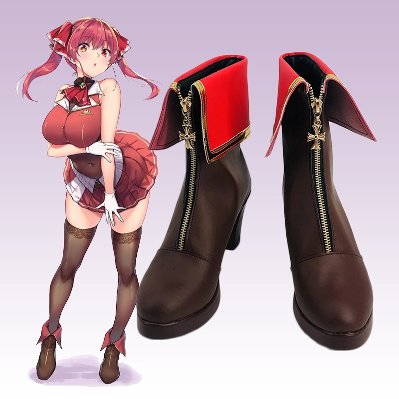 vtuberホロライブ三期ベビーチョンマリンコス靴コスプレ靴二次元コミック出品