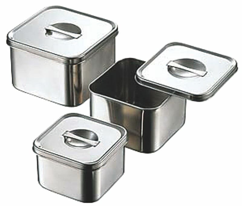 （まとめ買い）大屋金属 18-8角型ヤクミ入れ 16cm [x3]