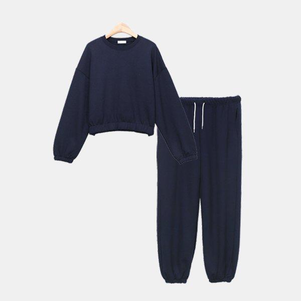 女性秋のデイリージョガーパンツスウェットシャツトレーナー...