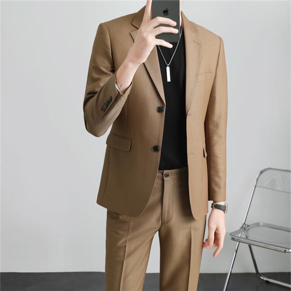 スーツメンズテレワークビジネスレギュラーオールシーズン春夏秋冬2つボタン結婚式オフィス紳士服カジュアル普段使いオシャレ