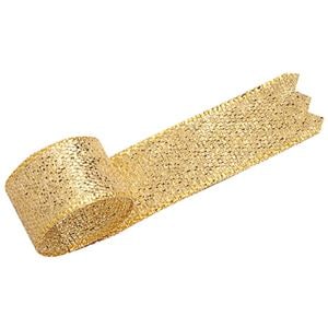 (まとめ) タカ印 グランドメタルリボン 12mm×20m 金 50-7300 1巻 (×10セット)