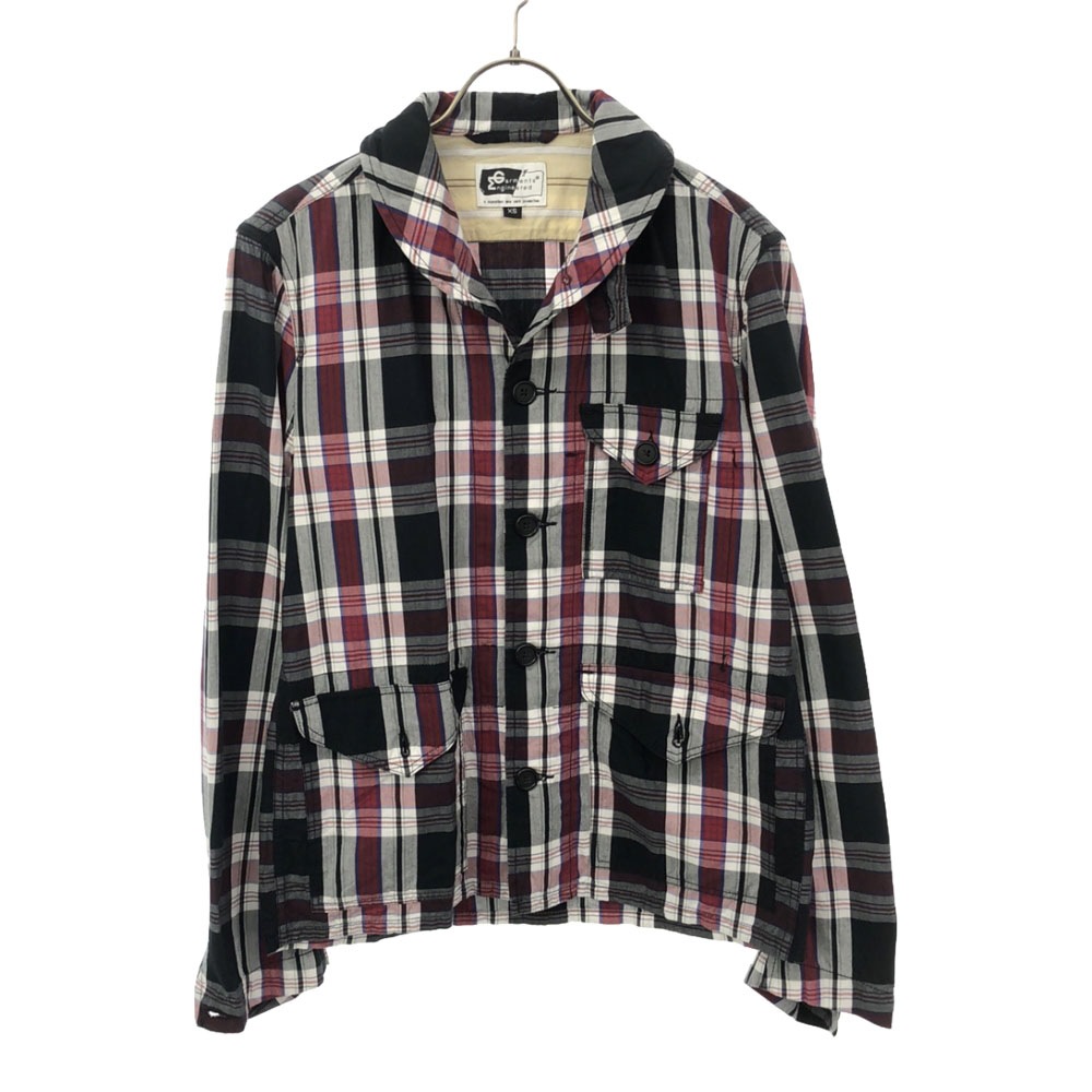 エンジニアドガーメンツ USA製 チエック柄 シャツジャケット XS ENGINEERED GARMENTS メンズ