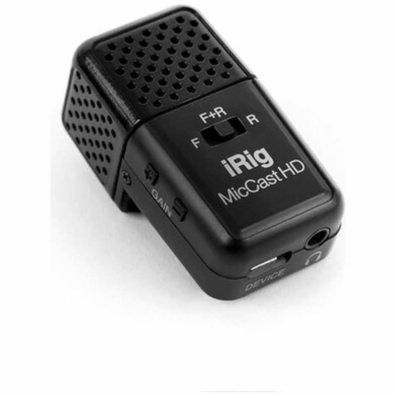 IKMULTIMEDIA　IKタブレットPC / スマホ対応 マイク[Lightning /USB-C /microUSB] iRig Mic Cast HD　IKM-OT-000081N