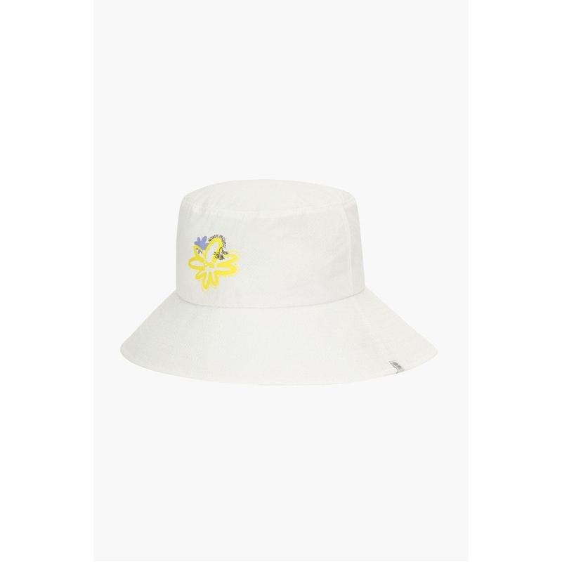 [] 男女兼用プリントワイドブリムハット VORFX24701IVO