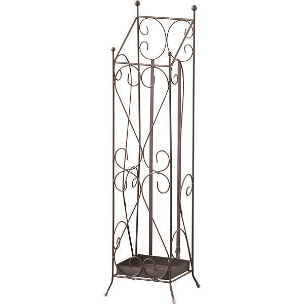 傘立て/アンブレラスタンド アイアン スリム (インテリア小物) AKB-409BR ブラウン