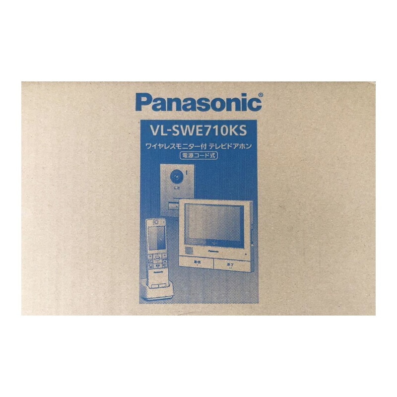 【新品】Panasonic パナソニック テレビドアホン 外でもドアホン VL-SWE710KS