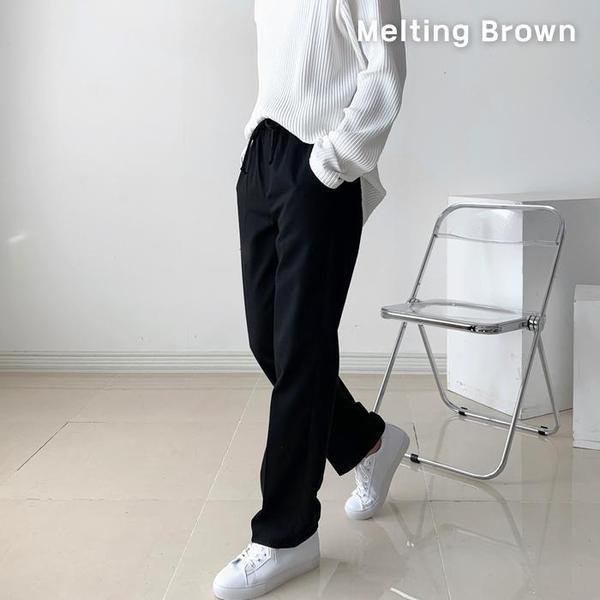 メンズ バンディング スラックス メンズ セミワイド パンツ