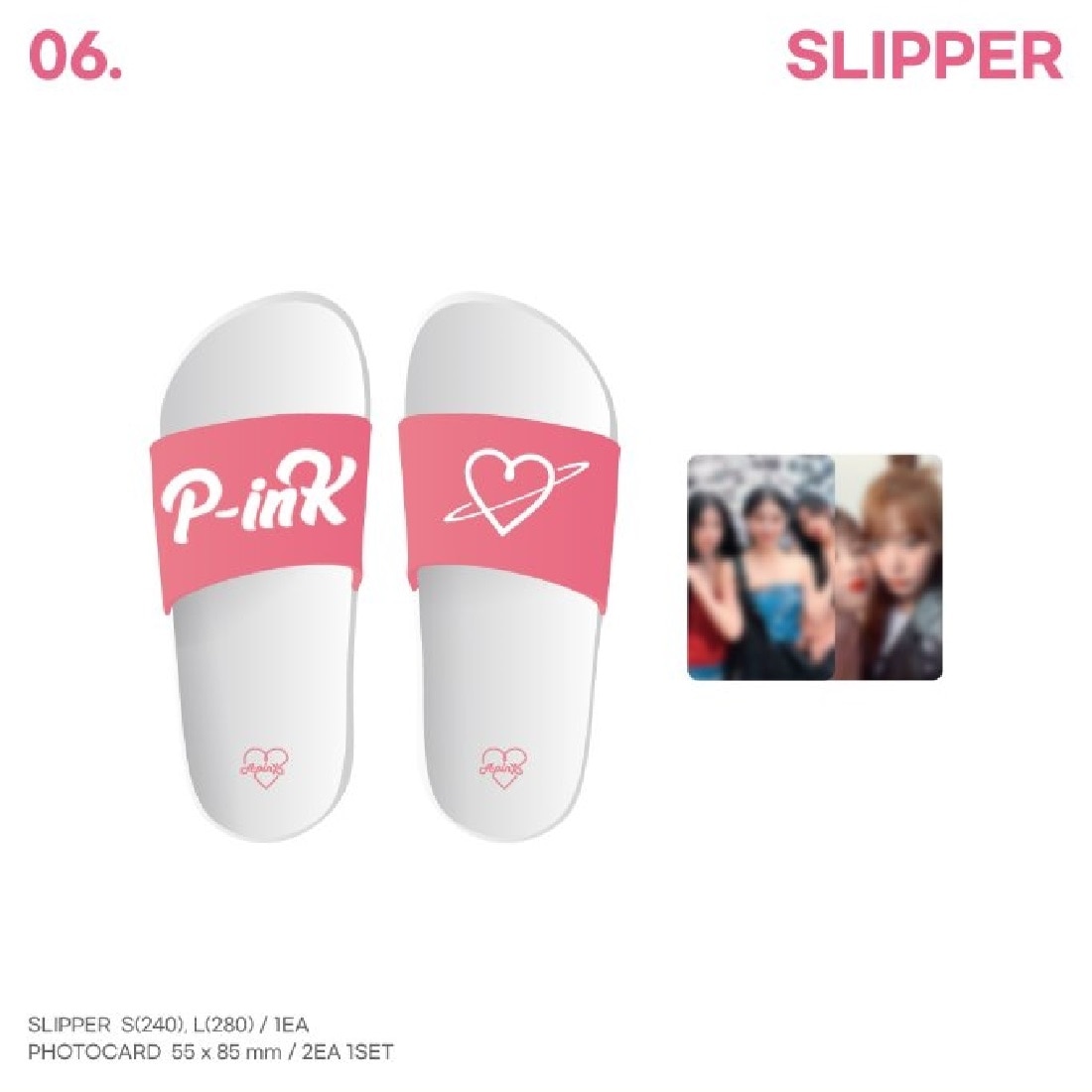 Apink 12th ANNIV [P-ink] POP-UP STORE MD SLIPPER