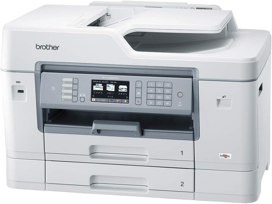 ブラザー工業(Brother Industries) プリンター A3インクジェット複合機 MFC-J6983CDW (FAX/ADF/有線・無線LAN/2段トレイ/両面印刷)