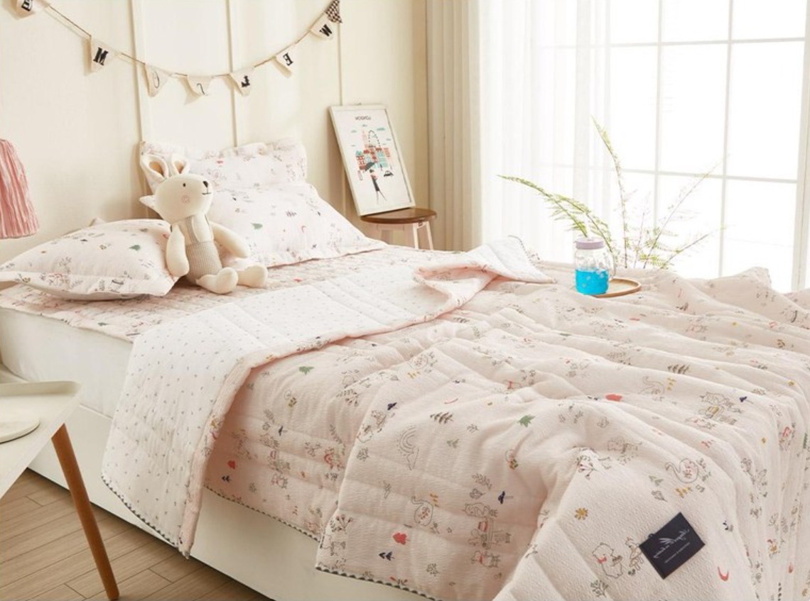 夏の布団セットスーパーシングルワンピース正面寝具枕カバー