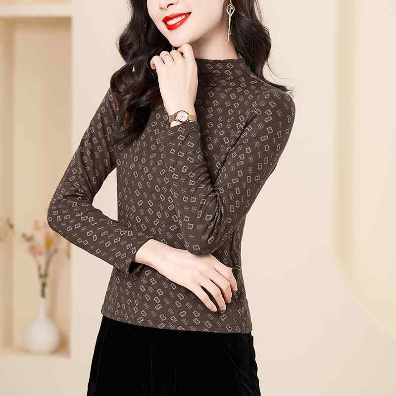 コーデ レディース ファッション オシャレ カワイイ シンプル きれいめ ナチュラル 上品カジュアル 婦人服 ハーフ タートルネック Tシャツ 長袖 レイヤリング