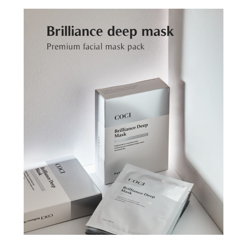COCI Brilliance deep mask 1ボックス(10P) 韓国インフラアンサーマスクパック 韓国化粧品
