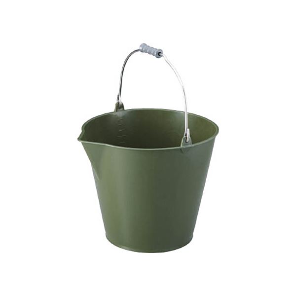 （まとめ）TRUSCO ソフトバケット 14LOD色 TSB-14OD 1個[x5セット]