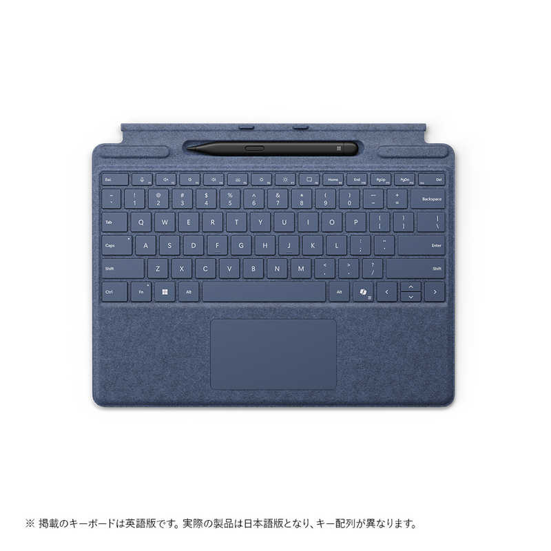 マイクロソフト　Microsoft　Surface Pro キーボード(ペン収納付き/スリム ペン付き) サファイア 　8X600209