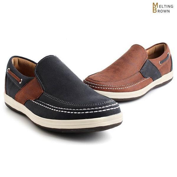 春の新作メンズスリッポン男性コンビスニーカーWDK01