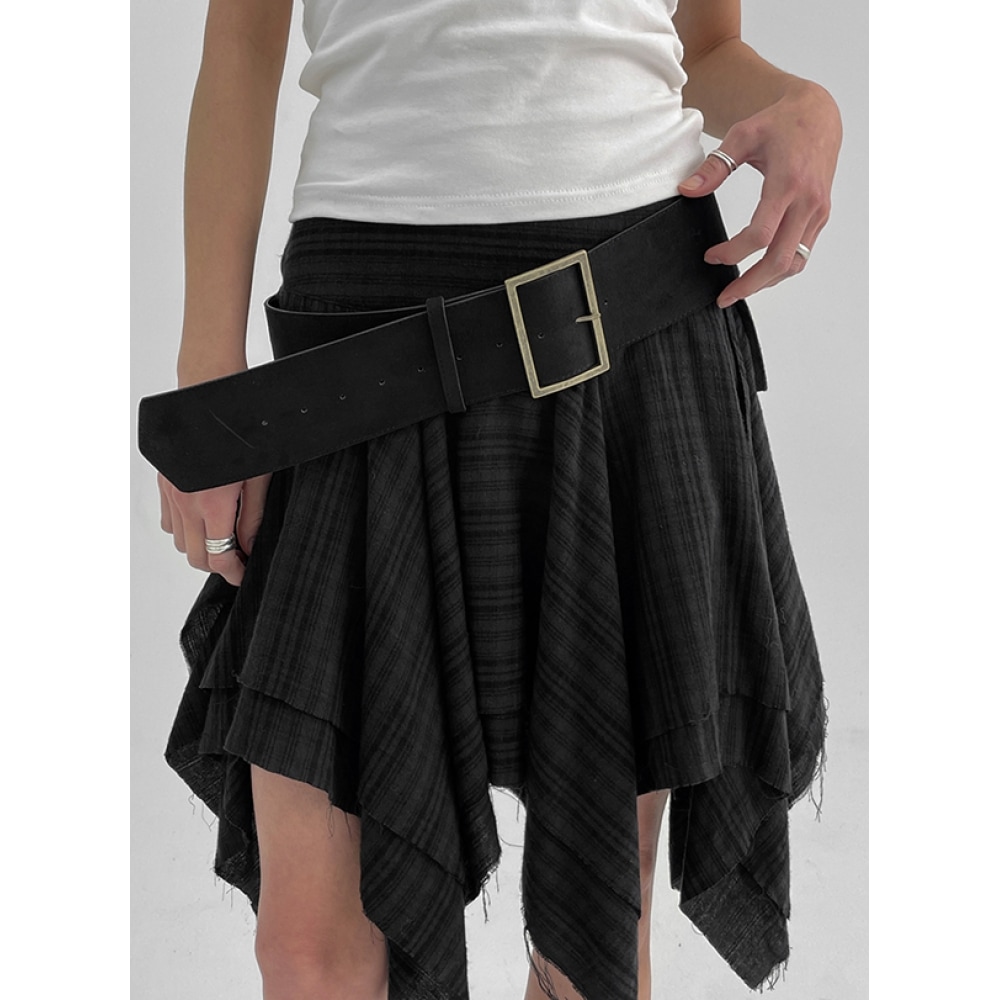 ブラックアップウェルドワイドスエードベルト