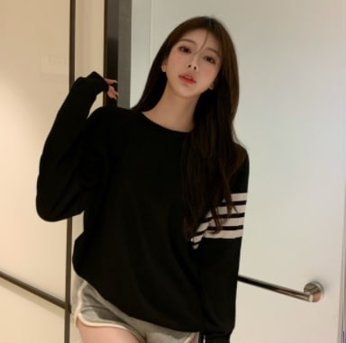 オーバーTシャツ ブラック ホワイト ブラウン トップス Tシャツ スリム 細身 ストレート