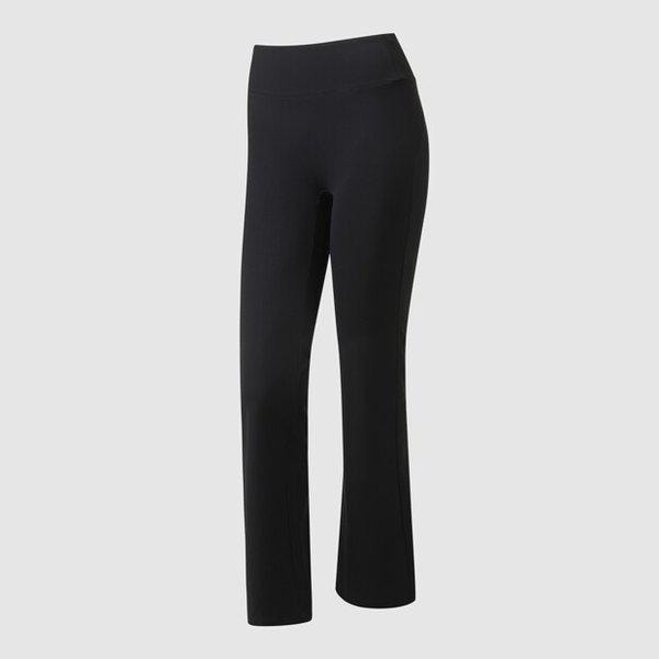 女性ブーツカットレギンス（QR122OPF11_BLK）