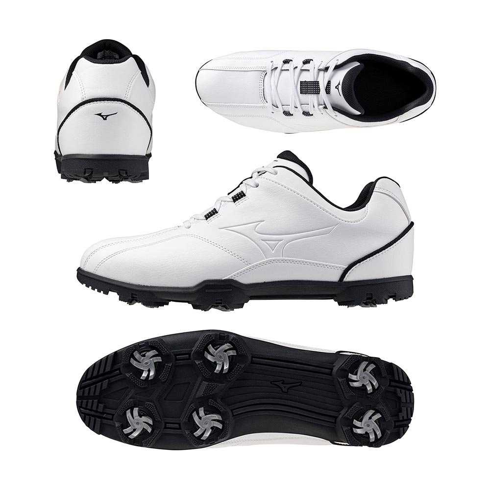 ジーエムスタイル ワイド ST スパイクシューズ 51GQ2551 (01)ホワイト/ホワイト 『4E』『軽量』 『防水』2025