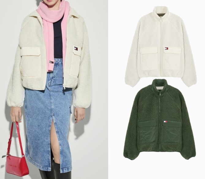 Womens Overfit Sherpa Jacket (T32E6WJC12TWT1)